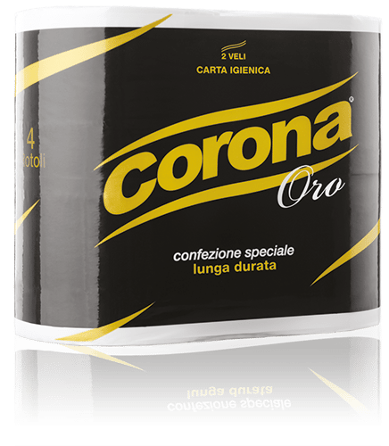 Carta igienica Corona Oro 3 veli - 4 Rotoli Maxi