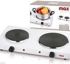 Fornello elettrico portatile Campeggio 2 piastre MAX