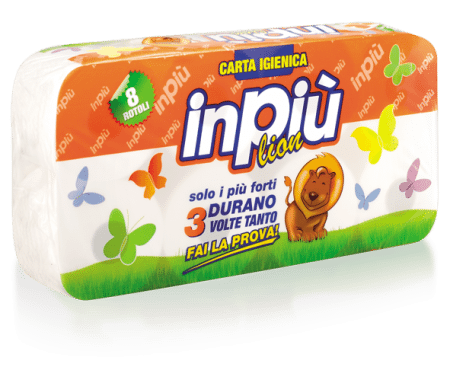 Carta Igienica Inpiu 8 Rotoli