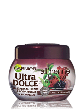 Garnier Ultra DOLCE Henné e aceto di Mora Maschera Nutriente Ravviva Riflessi
