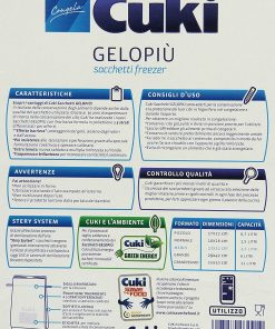 Cuki - Sacchetti Freezer Gelopiu', Formato Medio 23 x 32 cm - 20 pezzi