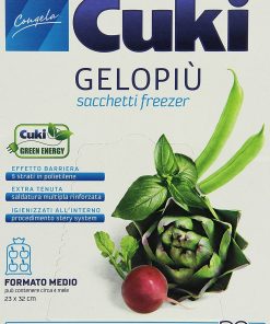 Cuki - Sacchetti Freezer Gelopiu', Formato Medio 23 x 32 cm - 20 pezzi