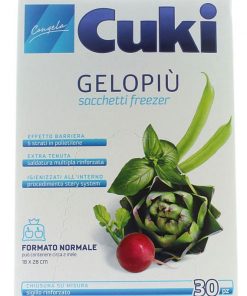 Cuki - Sacchetti Freezer Gelopiu', Formato Normale  18 x 28 cm - 30 pezzi