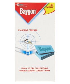 Piastrine ricarica zanzare Baygon 30 pezzi