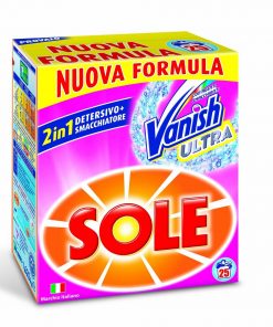 Sole Fustone Detersivo Polvere Con Vanish 25 misurini