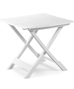 Tavolo pieghevole da campeggio bianco Tevere Progarden