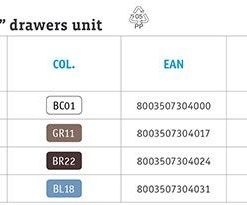 Stefanplast Cassettiera Elegance 4 cassetti