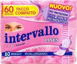 Lines Intervallo Proteggi Slip 60 pezzi