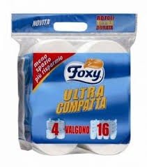 Carta Igienica Foxy Compatta 4 Rotoli