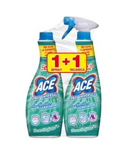 Ace Gentile Candeggina Spray con Sgrassatore 650 ml + ricarica 650 ml