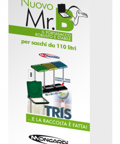 Mister B Pattumiera Per Raccolta Differenziata a 2 e 3
