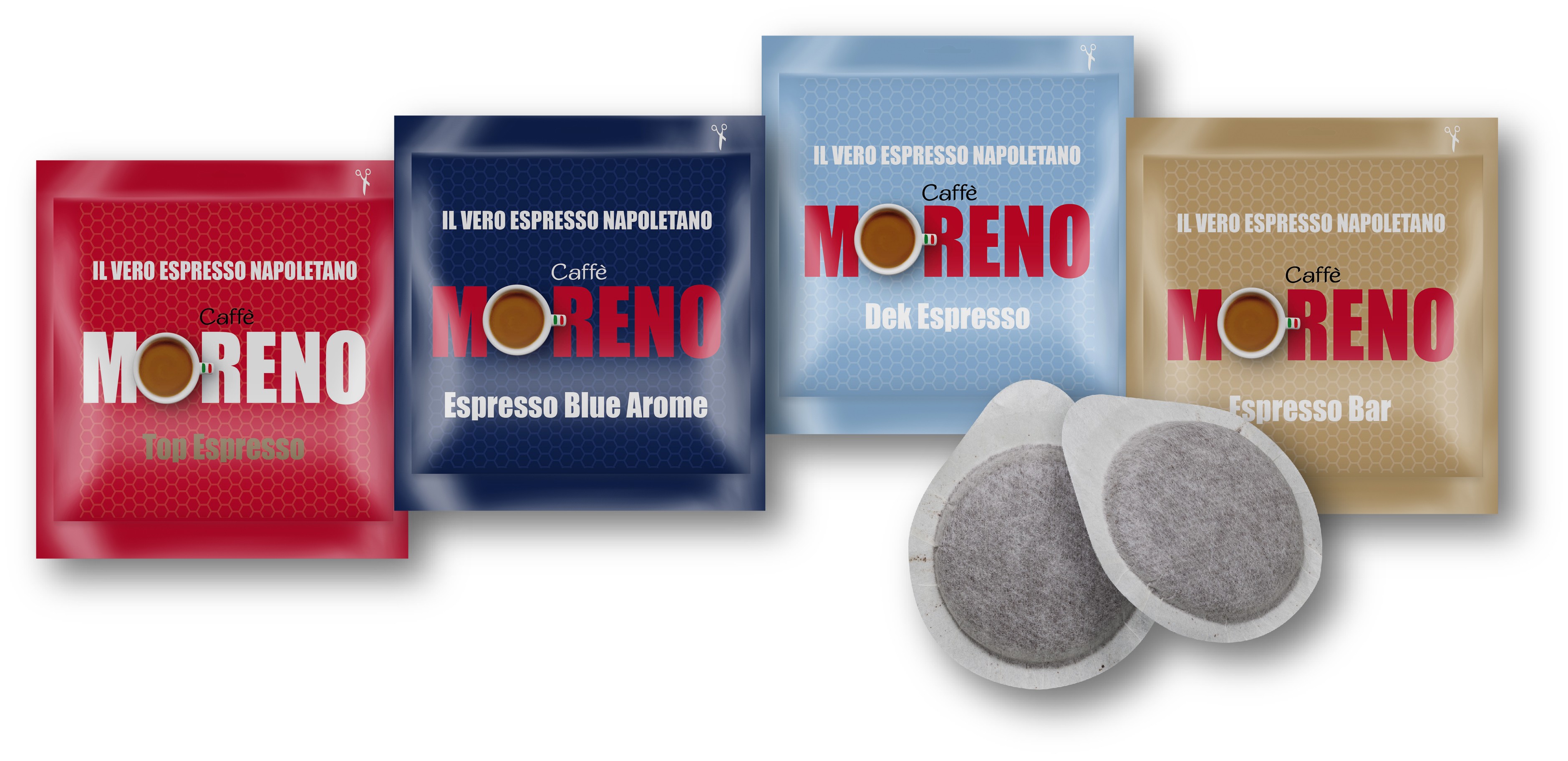 Cialde Caffè Moreno - 150 pezzi con Kit