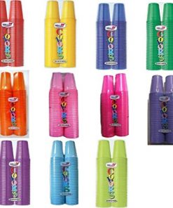 Dopla Bicchieri colorati 100 pezzi 200 cc