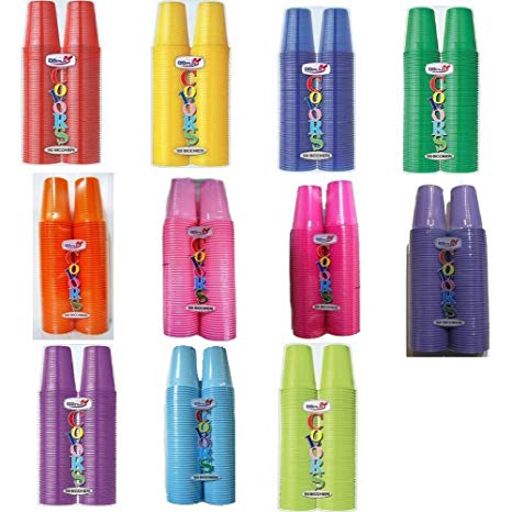 Dopla Bicchieri colorati 100 pezzi 200 cc