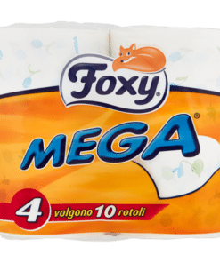 Carta Igienica Foxy Mega 4 Rotoli