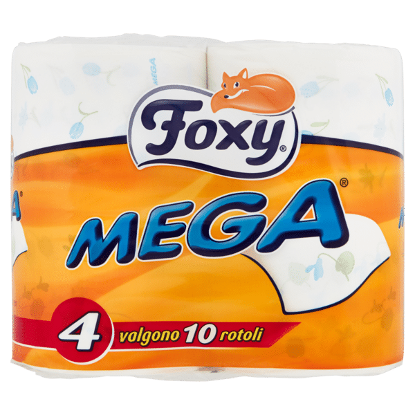 Carta Igienica Foxy Mega 4 Rotoli