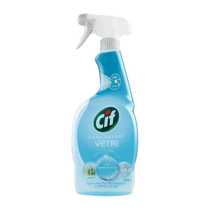 Cif Spray Vetri e Superfici Brillanti con Ammoniaca 650 ml