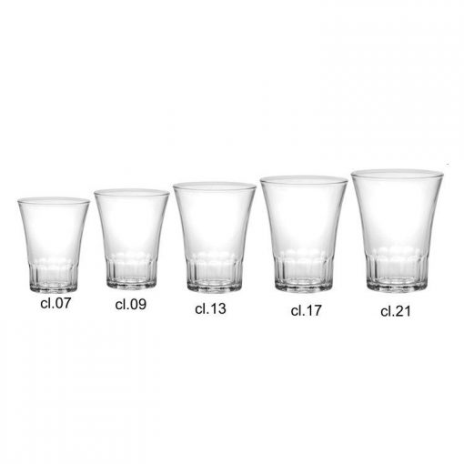 Bicchieri infrangibili 13 cl Amalfi Durex 4 pezzi