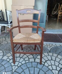 Poltrona Capotavolo in legno di faggio Artigianale