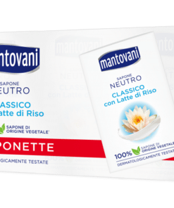 Mantovani Sapone Neutro Classico Con Latte Di Riso 90 gr 3 pezzi