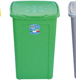 Alternative view of Portabiancheria Duplast Margherita Chiuso 50 lt