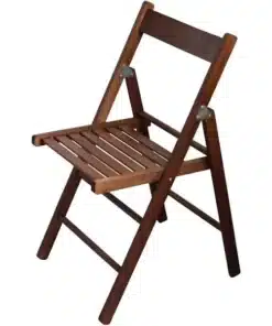 Sedia Legno Pieghevole Noce