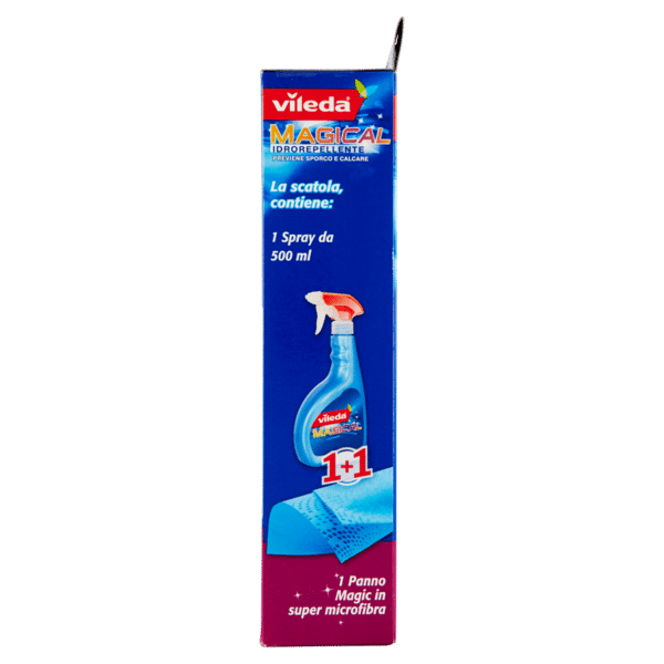 Vileda Magical idrorepellente Spray 500 ml + Panno - immagine 2
