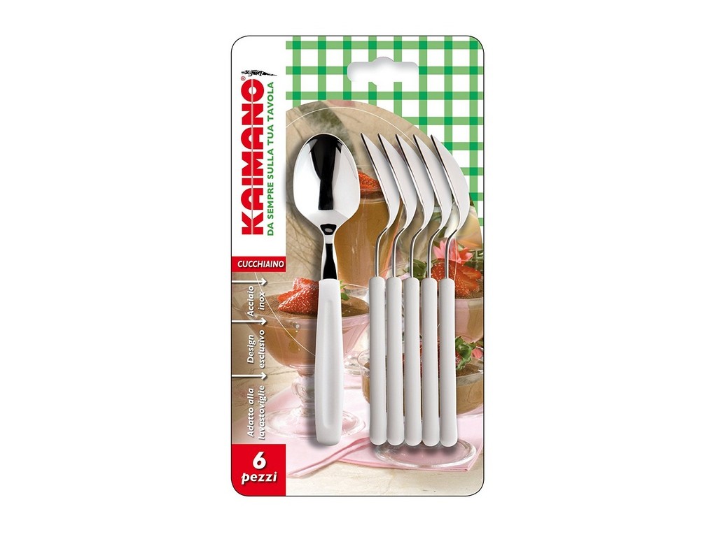Kaimano Cucchiaini Tavola 6 Pz