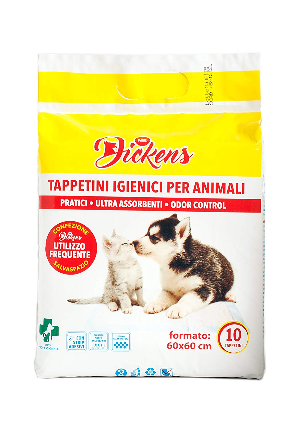 Mr Dickens Tappetini Assorbenti Per Cani 60 x 60cm