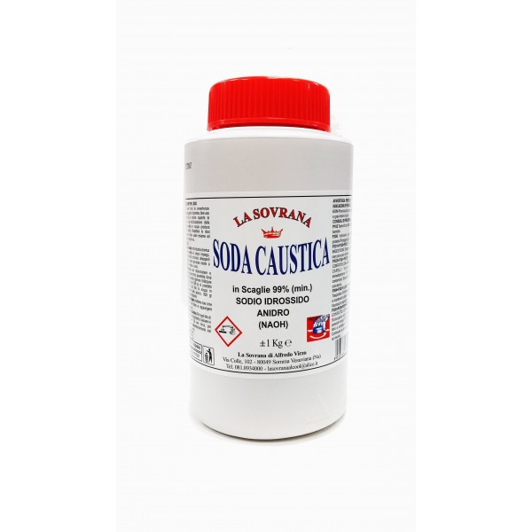 Soda Caustica in scaglie 1 kg La Sovrana