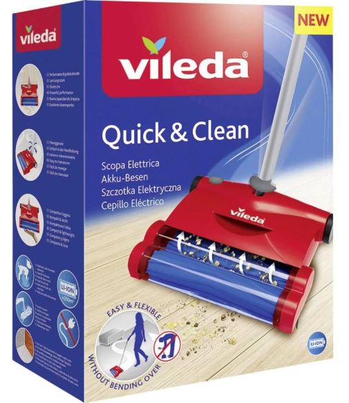 Scopa elettrica Vileda Quick & Clean