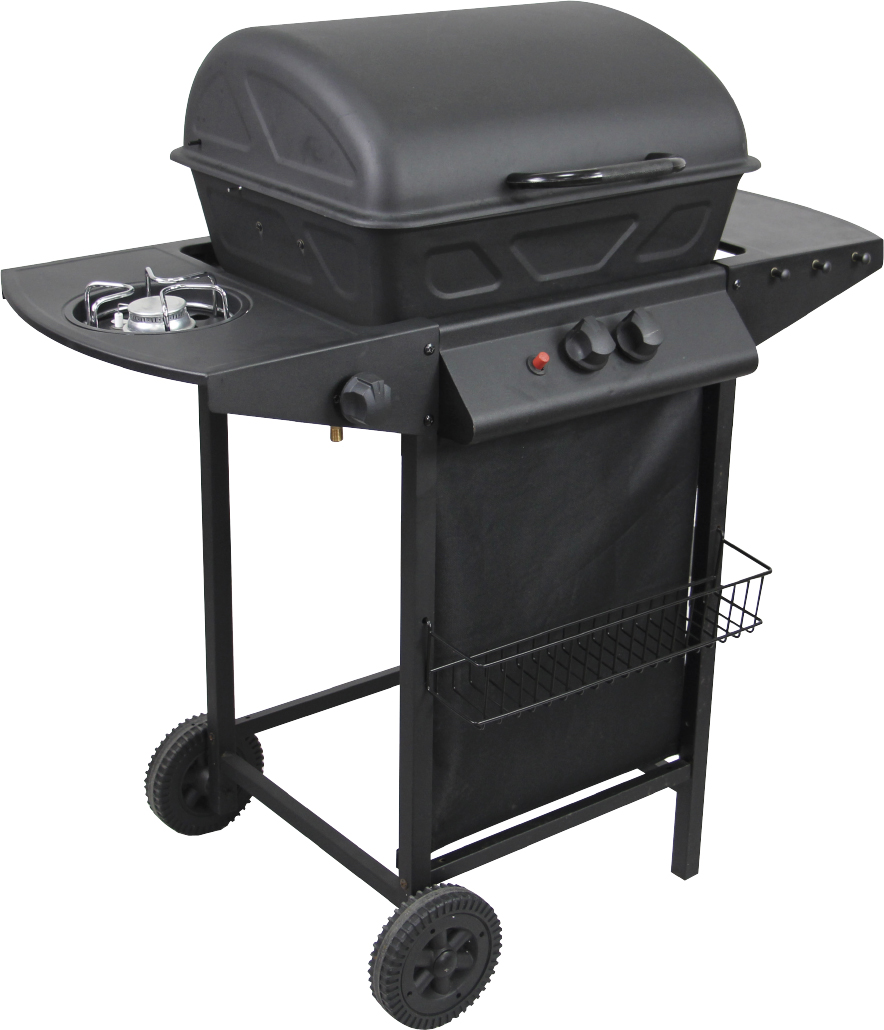 Pyramidea Barbecue a gas 2 fuochi + 1 laterale