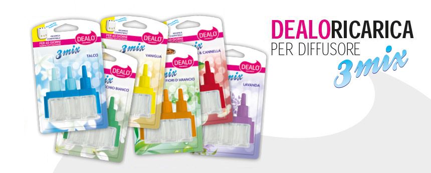 Dealo Ricarica 3mix Liquido muschio bianco 21 ml