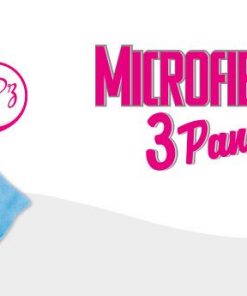 Dealo Panno Microfibra Extra Multiuso 33x33 3 pezzi