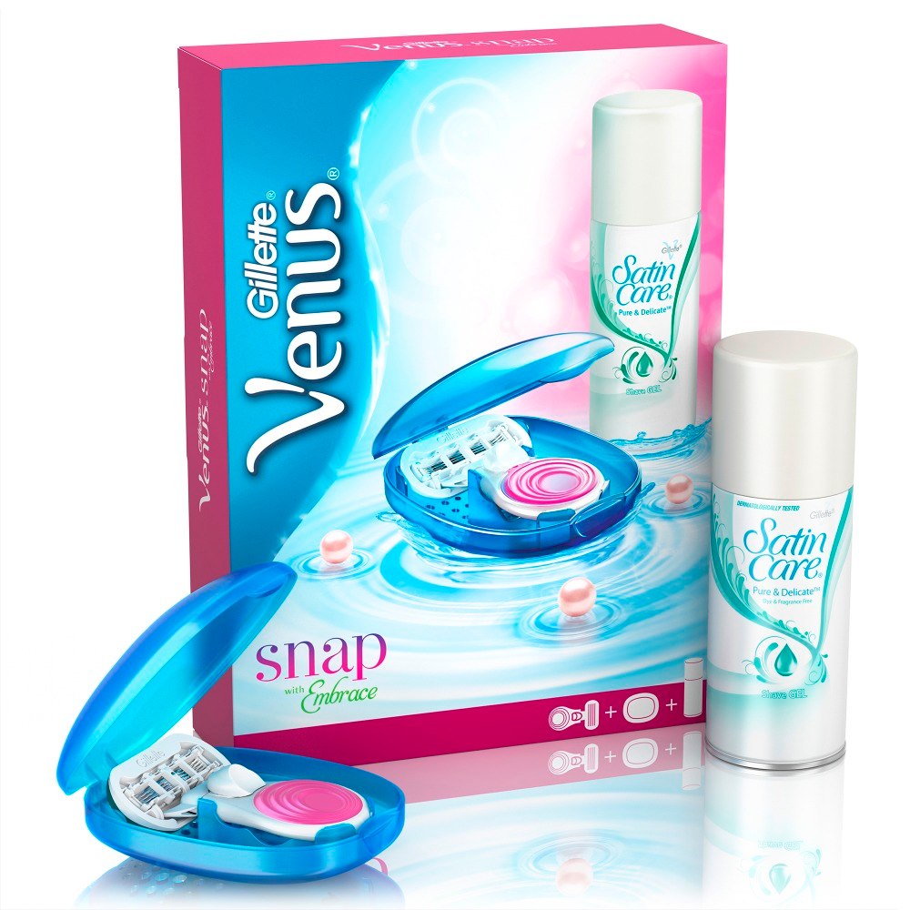 Gillette Venus Embrace Rasoio Snap + gel 75 ml