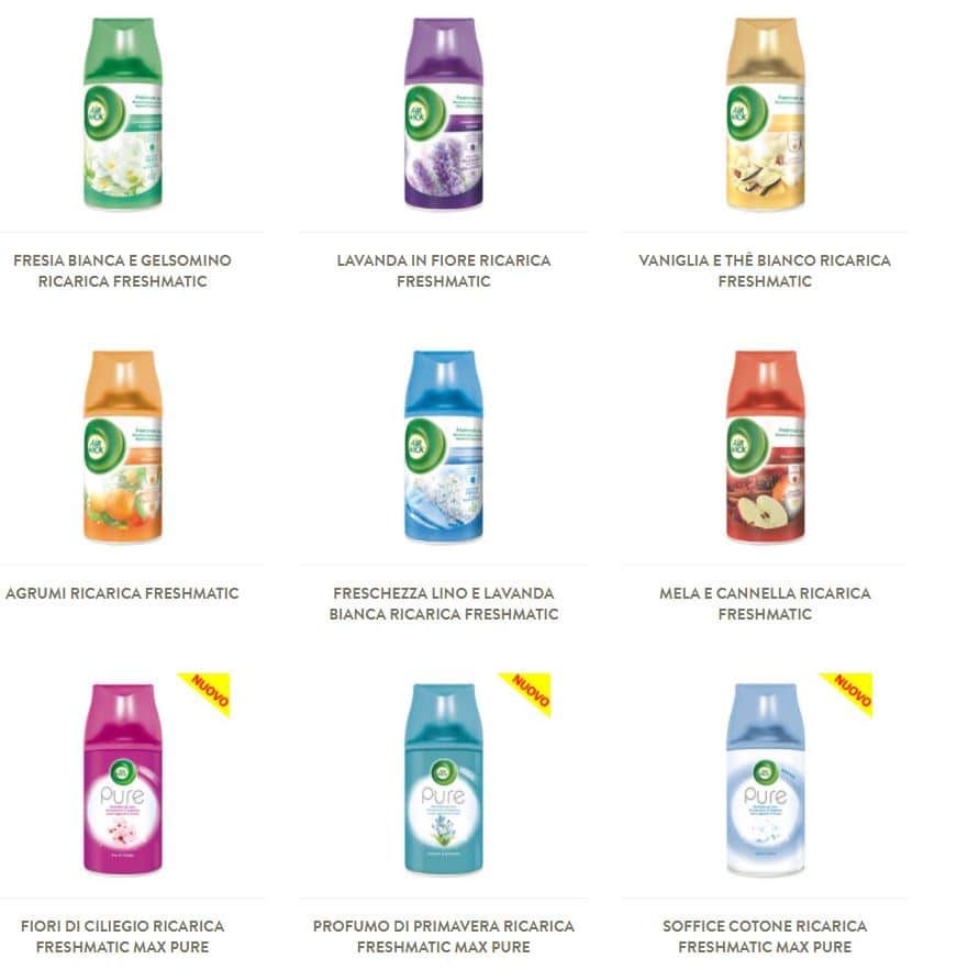 Air Wick Freshmatic Ricarica Freshmatic Max 250 ml