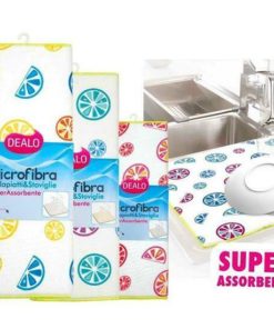 Dealo Panno Scolapiatti e Stoviglie Microfibra