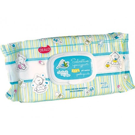 Dealo baby salviettine imbevute igienizzanti 72 pezzi