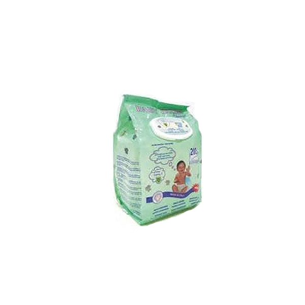 Baby fresh Salviettine detergenti baby pop-up con aloe vera 200 pezzi