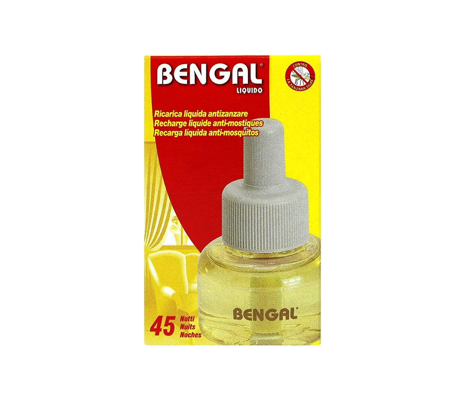 Bengal Ricarica Liquida Insetticida 45 notti