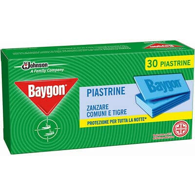 Baygon Piastrine ricarica 30 pezzi