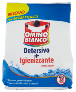 Omino Bianco Detersivo + Igienizzante 18 misurini
