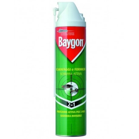 Baygon Scarafaggi e Formiche Schiuma Attiva 400 ml