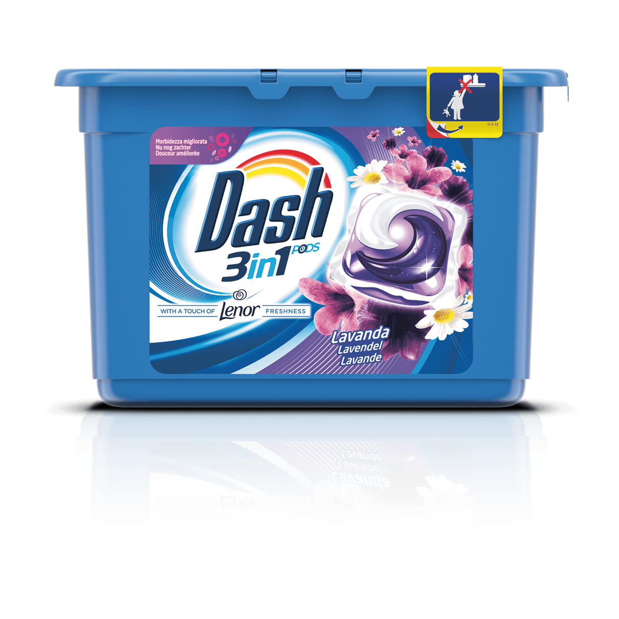 Dash PODS 3in1 Lavanda 15 pezzi