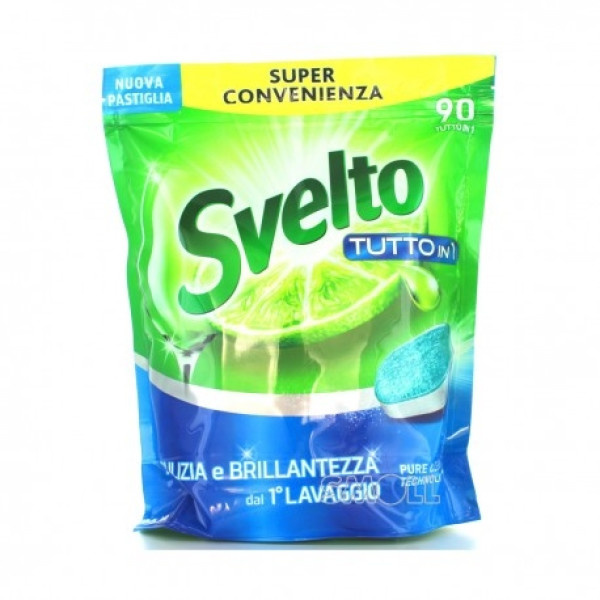 Svelto Tabs 90 Lavaggi Tutto In 1 Limone