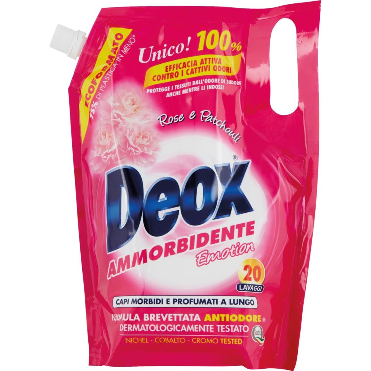 Deox Ammorbidente Emotion Rose e Patchouli 1 lt