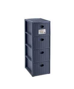 Alternative view of Stefanplast Cassettiera Elegance Slim 4 cassetti salvaspazio