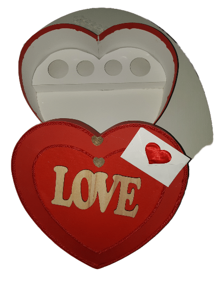 Scatola per Colazione a domicilio a forma di cuore
