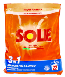 Sole Detersivo Polvere Bianco Splendente Ultra 22 Misurini 1100 gr