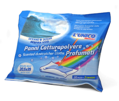 L'Unico Panno Catturapolvere Profumato Oceano 22 pezzi
